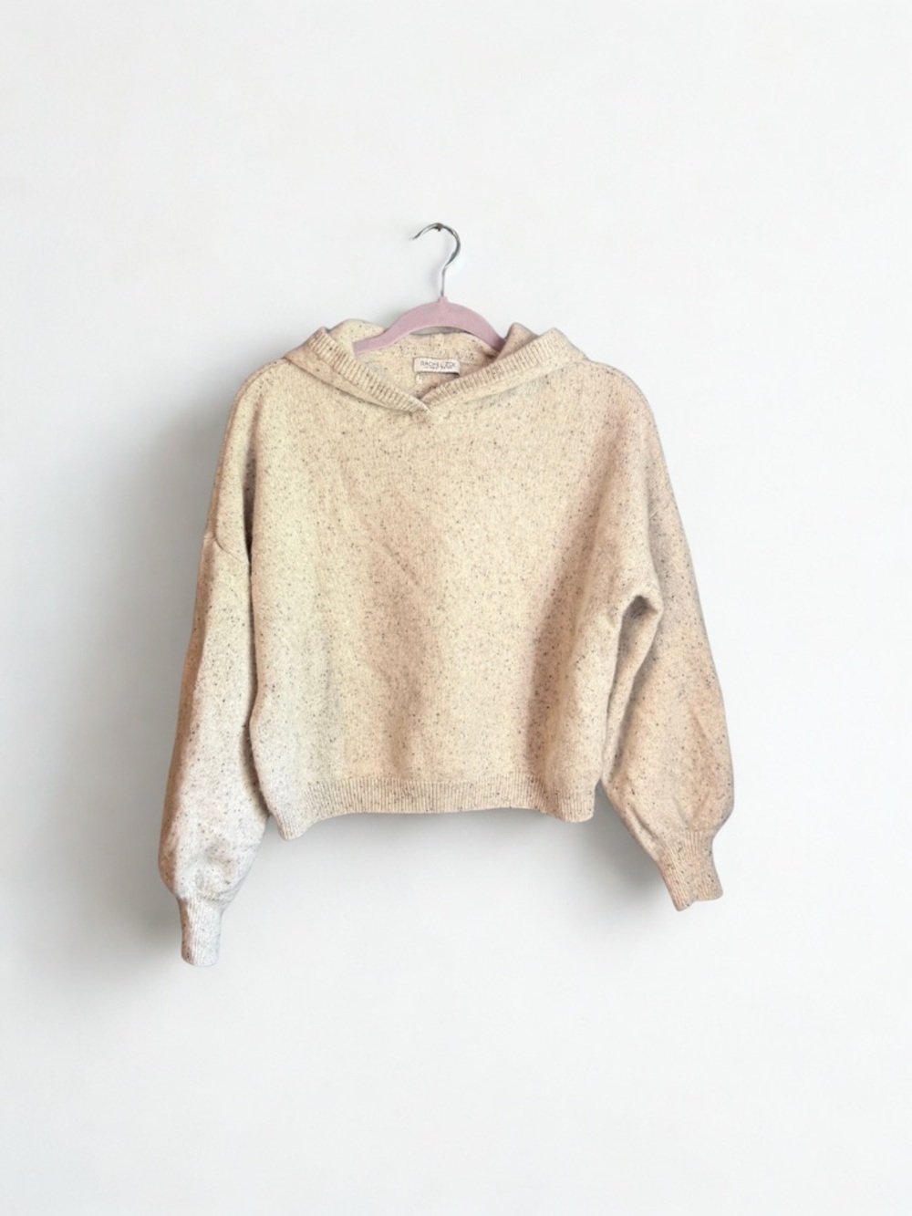 Cashmere Rachel Zoe Cream Speckled Sweater